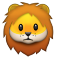 lion face on platform Apple