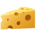 cheese wedge on platform Apple