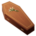 coffin on platform Apple