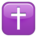 latin cross on platform Apple
