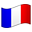 flag: France on platform Apple