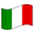flag: Italy on platform Apple