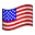 flag: United States on platform Apple