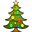 Christmas tree on platform Apple