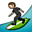 person surfing on platform Apple