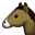 horse face on platform Apple