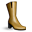 woman’s boot on platform Apple