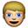 person: blond hair on platform Apple