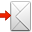 envelope with arrow on platform Apple