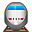 bullet train on platform Apple