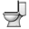 toilet on platform Apple