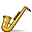 saxophone on platform Apple