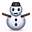 snowman without snow on platform Apple