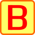 B button (blood type) on platform au kddi