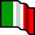 flag: Italy on platform au kddi