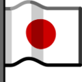 flag: Japan on platform au kddi