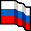 flag: Russia on platform au kddi