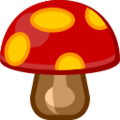 mushroom on platform au kddi