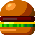 hamburger on platform au kddi