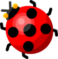 ladybug on platform au kddi