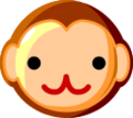 monkey face on platform au kddi