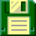 floppy disk on platform au kddi