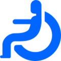 wheelchair symbol on platform au kddi