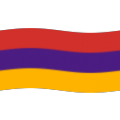 flag: Armenia on platform BlobMoji