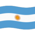 flag: Argentina on platform BlobMoji
