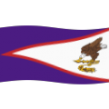 flag: American Samoa on platform BlobMoji