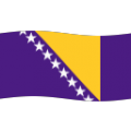 flag: Bosnia & Herzegovina on platform BlobMoji