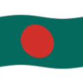 flag: Bangladesh on platform BlobMoji