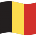 flag: Belgium on platform BlobMoji