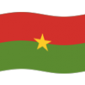flag: Burkina Faso on platform BlobMoji