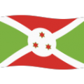 flag: Burundi on platform BlobMoji
