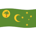 flag: Cocos (Keeling) Islands on platform BlobMoji