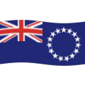 flag: Cook Islands on platform BlobMoji