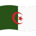flag: Algeria on platform BlobMoji