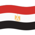 flag: Egypt on platform BlobMoji
