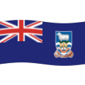 flag: Falkland Islands on platform BlobMoji