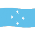 flag: Micronesia on platform BlobMoji