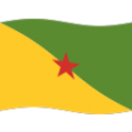 flag: French Guiana on platform BlobMoji