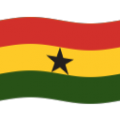 flag: Ghana on platform BlobMoji