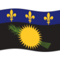 flag: Guadeloupe on platform BlobMoji