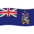 flag: South Georgia & South Sandwich Islands on platform BlobMoji