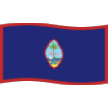 flag: Guam on platform BlobMoji
