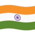 flag: India on platform BlobMoji