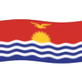 flag: Kiribati on platform BlobMoji