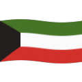 flag: Kuwait on platform BlobMoji