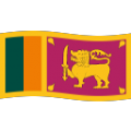 flag: Sri Lanka on platform BlobMoji